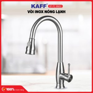 Vòi rửa bát inox 304 Nóng Lạnh KAFF KF-FC8602