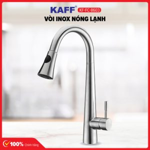 Vòi rửa bát inox 304 Nóng Lạnh KAFF KF-FC8603