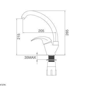 Vòi rửa Malloca K121N