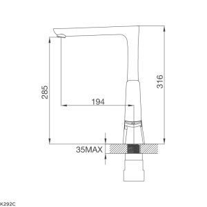 Vòi rửa Malloca K292C