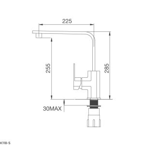 Vòi rửa Malloca K118-S