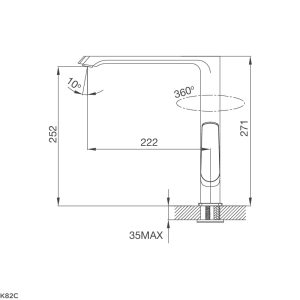 Vòi rửa Malloca K82C