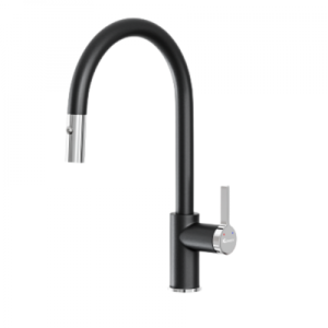 VÒI RỬA BÁT KONOX DÂY RÚT ALTO BLACK
