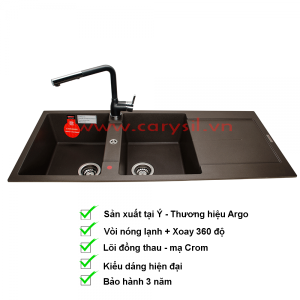 voi rua carysil g 0585 mau nera 5 - Vòi rửa Argo G-0585 màu Nera