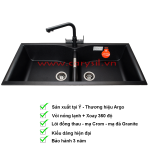 voi rua carysil g 2466 mau nera 3 - Vòi rửa Argo G-2466 màu Nera