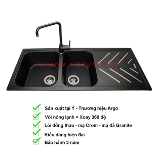 voi rua carysil g 2511 mau nera 3 - Vòi rửa Argo G-2551 màu Nera