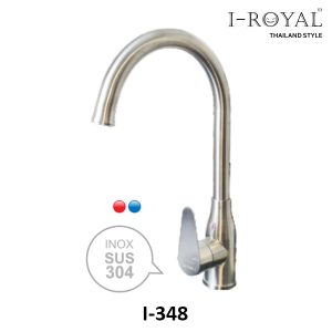 VÒI RỬA CHÉN BÁT NÓNG LẠNH INOX 304 I-ROYAL I-348