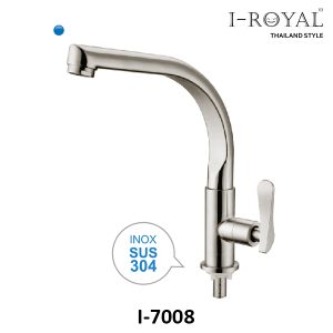 VÒI RỬA CHÉN LẠNH INOX 304 I-ROYAL I-7008