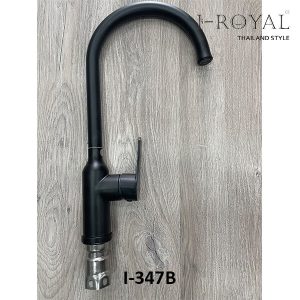 VÒI RỬA CHÉN NÓNG LẠNH SƠN TĨNH ĐIỆN ĐEN I-ROYAL I-347B