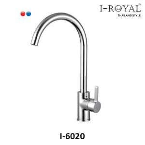 VÒI RỬA CHÉN NÓNG LẠNH ĐỒNG THAU MẠ CROM I-ROYAL I-6020