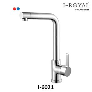 VÒI RỬA CHÉN NÓNG LẠNH ĐỒNG THAU MẠ CROME I-ROYAL I-6021