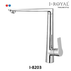 VÒI RỬA CHÉN NÓNG LẠNH ĐỒNG THAU MẠ CROME I-ROYAL I-8203