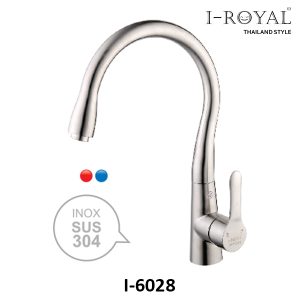 VÒI RỬA CHÉN NÓNG LẠNH INOX 304 I-ROYAL I-6028