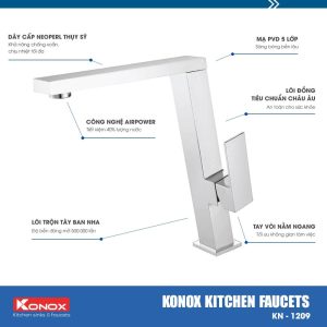 voi rua konox kn1209 8 - Vòi rửa Konox KN1209
