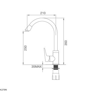Vòi rửa Malloca K279N