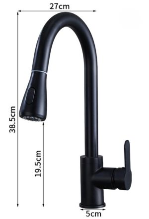 voi rua rosler rl 805 black 45 1 - Vòi rửa Roslerer RL-805 Black