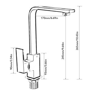 voi rua roslerer rl 801 new 8 - Vòi rửa Roslerer RL-801 New