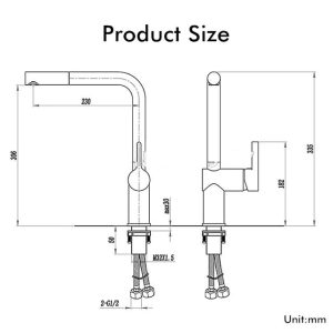 voi rua roslerer rl 903 6 1 - Vòi rửa Roslerer RL-903