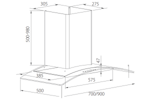w - Máy Hút Mùi Giovani GH-9501 EG