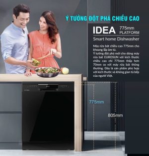 z3078318639944 ec39427662e42e077b980d106c564795 - Máy rửa bát Eurosun SMS78EU12EB