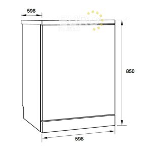 z3088014237399 f81d35afeeabe5e59f4598cb7d93f75d - Máy rửa chén độc lập màu đen Hafele HDW-F60F 533.23.310