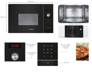 z3144665316423 654db9d96d2e3d099d9f185ab3db3f54 - Lò vi sóng âm tủ BOSCH BFL523MS0B|Serie 4
