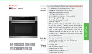 z3181571988094 f61add31cd8d8241b0b1fbbc29e0dff6 - Lò nướng tích hợp lò hấp và vi sóng Eurosun OMS36EG
