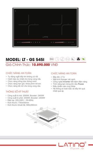 z3266825706454 5ba0136e679c27ef9f42331cad9fc3b1 - BẾP TỪ LATINO GS 545 I TẶNG QUÀ KM ƯU ĐÃI HẤP DẪN