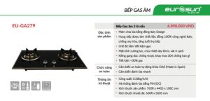 z3270117761313 1620eb8d6ee1bfb93c0062ad90a52a96 - Bếp gas âm Eurosun EU-GA279