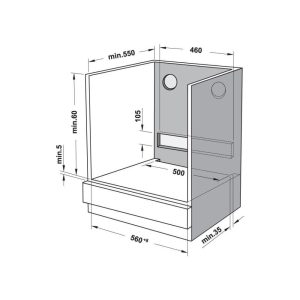z3317961075050 ce737b5c05899787264b195957dcbcdd - Lò nướng âm tủ 72 lít HO-8T72A, Series 800, 538.01.421