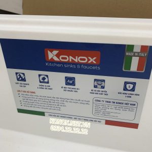 z3339877535933 31578b754db569eda66e6d0b92cb0f40 scaled 1 - Granite sink Phoenix 860 BlackSiphon, giá úp bát inox KONOX