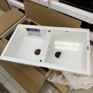 z3339877660499 30b7163c85c3a63aff0408f9c0e855ee scaled 1 - Granite sink Phoenix 860 BlackSiphon, giá úp bát inox KONOX