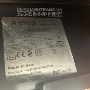 z3369802770479 dfd50cb86a0981a200cb5b289267f1a6 scaled 1 - Máy hút mùi ELICA CONCORDE 90 ( đen)