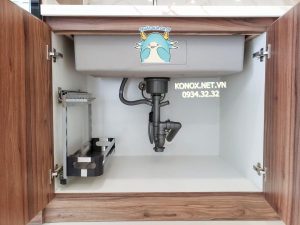 z3375668694399 9cdcabab2abb72ae3b79acf09a5254a1 - Topmount sink KN8050TSSiphon, thớt gỗ, roll mat KONOX