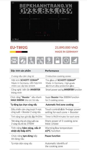z3385702869349 139b8cb970c8b268e1906000f30553f9 - Bếp Từ EUROSUN EU-T892G Inverter