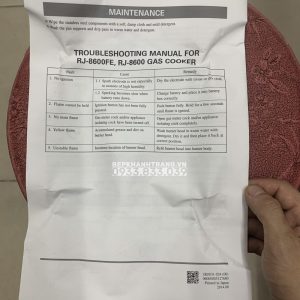 z3401542112942 b353e327e0757cb0f80527dad38ef59b scaled 1 - Bếp gas 6 tấc Rinnai Japan RJ-8600FE, Nhập từ Nhật Bản