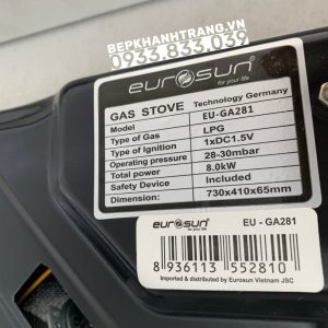 z3446508207099 da2a0e3129e37713318a8481e078ffb0 - Bếp gas âm Eurosun EU-GA281