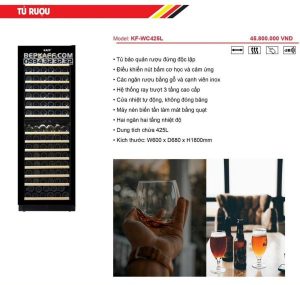 z3450579687955 5f322255e2b036d00523f52912e4b6ab - TỦ RƯỢU KAFF KF-WC425L