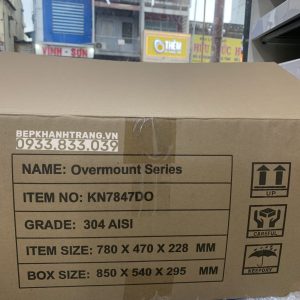 z3453923340626 f94b058057c267374178e341e9b53356 scaled 1 - Chậu rửa Konox KN7847DO