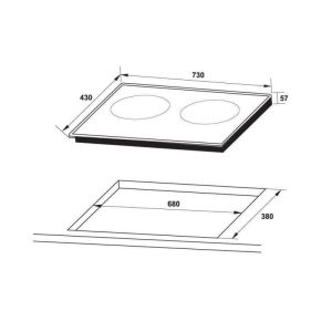z3525777403284 4f72c7c18963ab6a3e4f8156e82553e9 - Bếp Từ Âm 2 Vùng Nấu HC-I3732A Hafele 536.61.736
