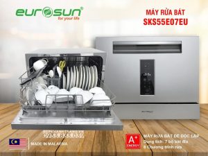 z3529625790180 8f6f8a3d56b3ff9b2e8a205e330bf67e - Máy rửa bát Eurosun SKS55E07EU