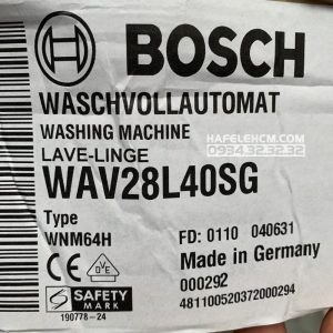 z3533876158623 3f913061832ed16e08a727c32ad8f123 - Máy Giặt Bosch HMH.WAV28L40SG Series 8 - ActiveOxygen Diệt Khuẩn - 2021