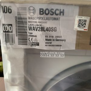 z3533878436375 23418ffe551fb5bdfc6196063e49b60e scaled 1 - Máy Giặt Bosch HMH.WAV28L40SG Series 8 - ActiveOxygen Diệt Khuẩn - 2021