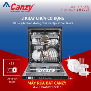 z3556814291999 97fb368b8070d52a98527ff5b299f8f6 - MÁY RỬA BÁT CANZY CAZ-DSW809EU SERI 8
