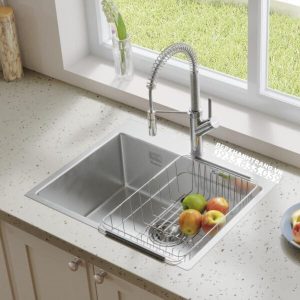 z3558033162259 ba9bd1a36fa780914b6f367b1912a468 1 - Granite sink Ruvita 680 BlackSiphon, giá úp bát inox KONOX