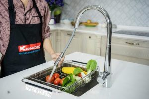 z3558033185792 88944cdff7b6464ffcb5e91bd123fa69 1 - Granite sink Ruvita 680 BlackSiphon, giá úp bát inox KONOX