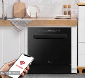 MÁY RỬA CHÉN BÁT TEXGIO TGWFD78GB WIFI 11 BỘ - SẤY KHÍ NÓNG PTC