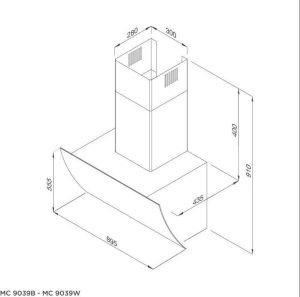 z3603312831285 90de498236d3d6f2c7c7cb58ec9a64aa - Máy hút mùi áp tường Malloca MC 9039W