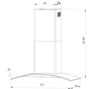 z3604719966254 f1cff085e2c323093e2b25beef925276 - MÁY HÚT MÙI KAFF KF-GB109PB