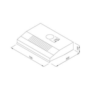 z3605053124295 acb8badeeccf317a040765f4c45c8cd0 - Máy hút mùi Classic Malloca H365.7 (Màu Inox)